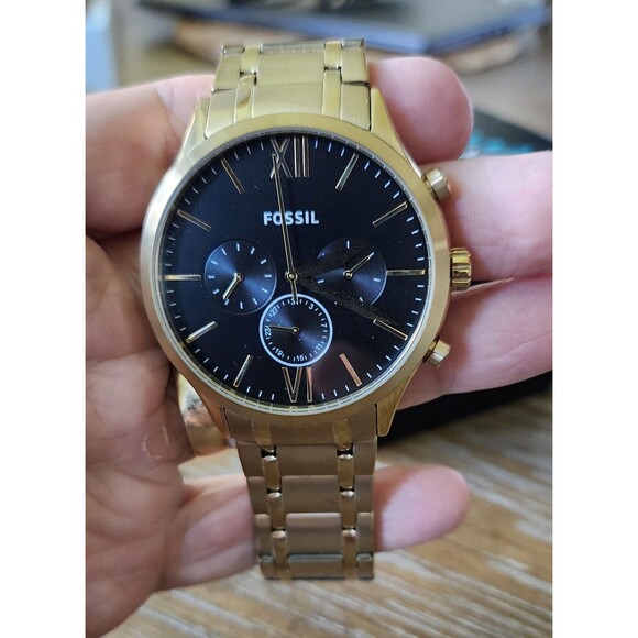 Fossil BQ2362 Fenmore Multifunction Gold-Tone Stainless Steel Watch44 mm(s) - Picture 2 of 10